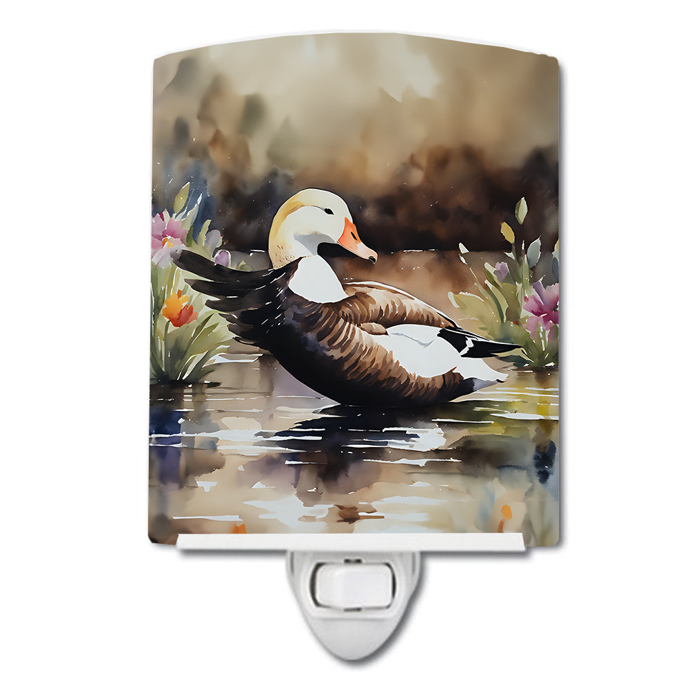 Common Eider Duck Ceramic Night Light